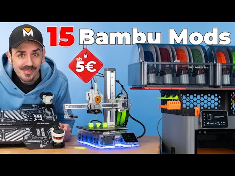 Bambu Lab 3D-Drucker Zubehör: 15 Mods ab 5€! (BIQU Panda 2026)