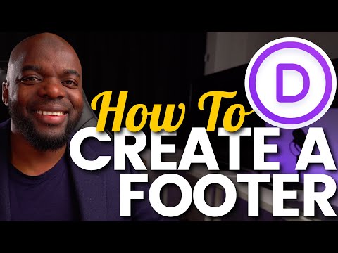 How to create a Divi footer