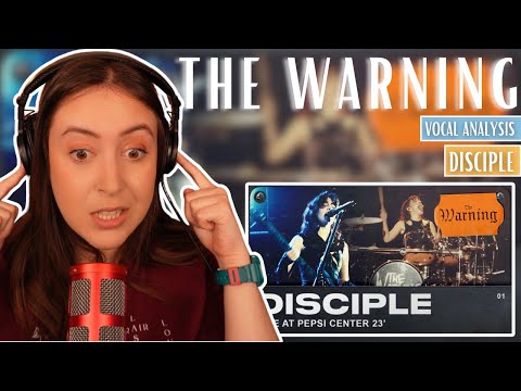 New Favourite Band THE WARNING live DISCIPLE (Reaction & Analysis) | Jennifer Glatzhofer