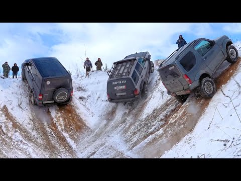 DO NOT WATCH FOR THE FAINT-HEART! A MOUNTAIN OF CRAFT! JEEP vs. TOYOTA, SUZUKI, UAZ, NIVA, HUYNDA...