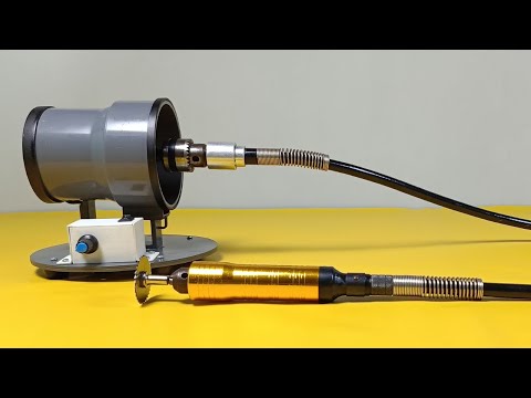 How to make flexible mini grinder - power full adjustable speed (Motor DC775) Grinder Tunner Drill