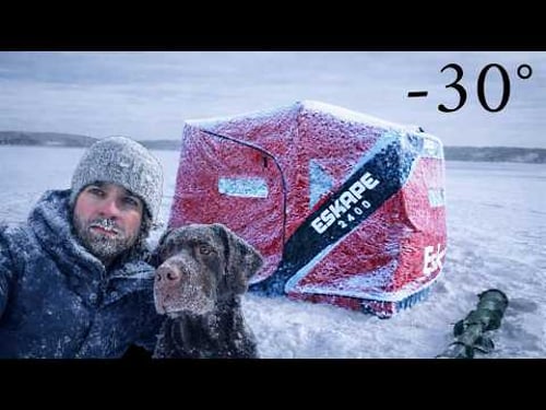 -30Β° Ice Camping in a Tiny Tent (This Was Brutal)