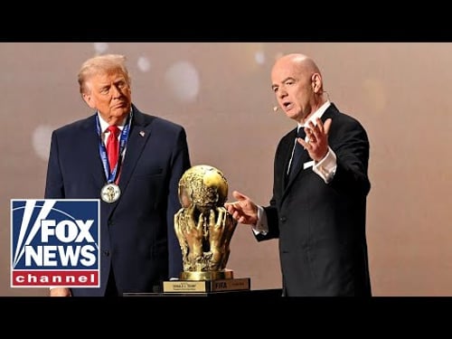 President Trump is awarded the FIFA Peace Prize