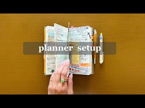 How I Use & Setup my Hobonichi Weeks