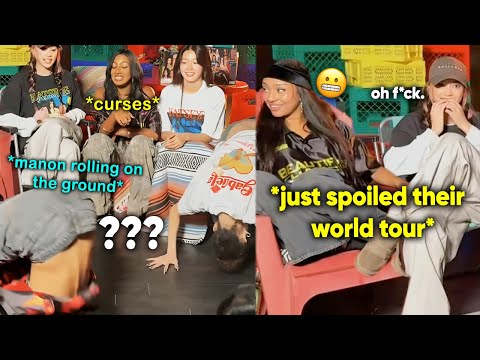 katseye forgetting they're IDOLS (spoiled their world tour) | manon's birthday live