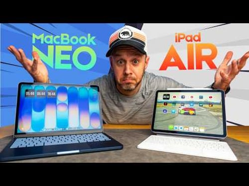 MacBook Neo vs iPad Air - You Asked For It!