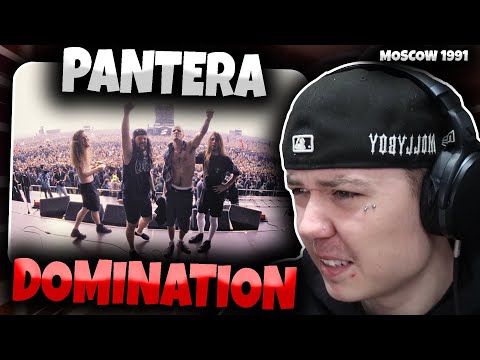 FIRST TIME HEARING 'Pantera - Domination (LIVE in MOSCOW 1991)' | GENUINE REACTION