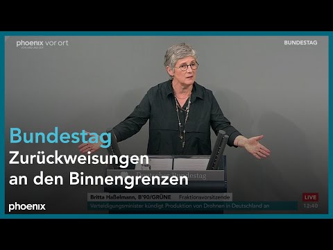 Bundestagsdebatte zu Europarecht - Zurückweisungen an den Binnengrenzen am 05.06.25