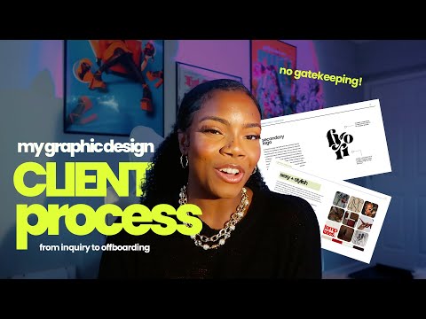 My ENTIRE Graphic Design Client Process from INQUIRY to OFFBOARDING || NO GATEKEEPING!!