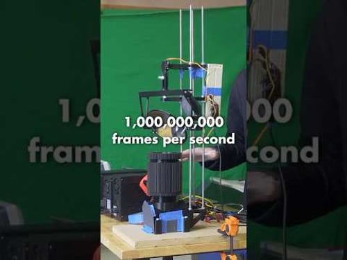 Homebuilt Lightspeed Camera #physics #light #engineering