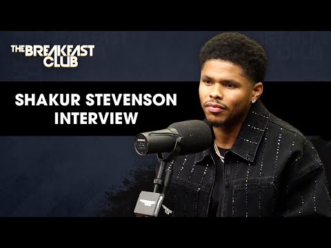 Shakur Stevenson Talks Upcoming Boxing Match With Teofimo Lopez, Legacy, Jake Paul, Tank Davis +More