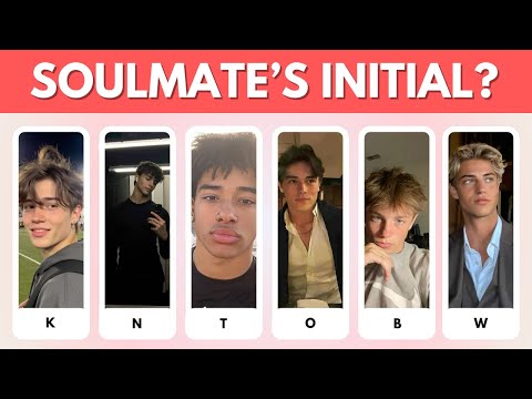 What's Your SOULMATE'S INITIAL? | Aesthetic Personality Quiz