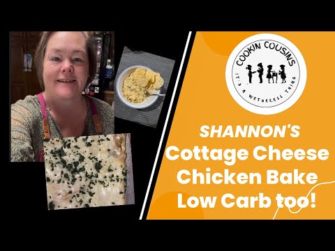 Low Carb Cottage Cheese Chicken Bake #food #recipes #fyp #homecook #lowcarb #chicken #dinner
