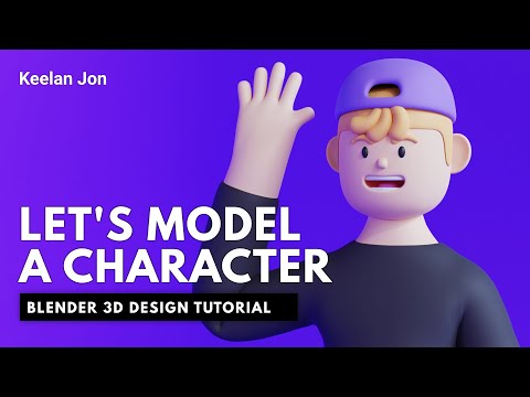 Blender Character Modeling Tutorial - Let's Model a Basic Character - Blender Tutorial
