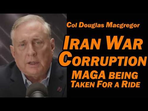 Col Doug Macgregor LIVE TODAY 11:00a est