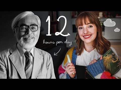 I tried Hayao Miyazaki's creative routine โ๏ธ๐๏ธ