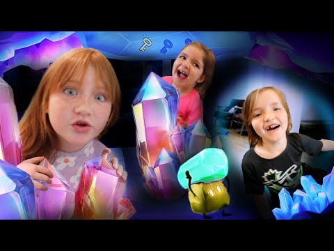 CRYSTAL HiDE n SEEK!! Playing Games with Adley Niko & Navey! some Fun Active Learning as a Family