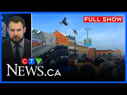 Snowmobile stunts transform ByWard Market | CTV News Ottawa at 11:30 for Saturday, February 8, 2026