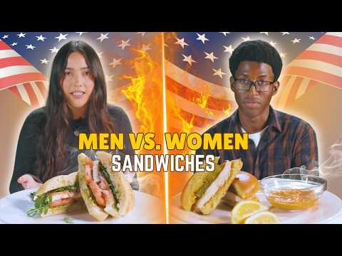 Men vs Women: We Try Each Other's Sandwiches ⎸ Taste Wars