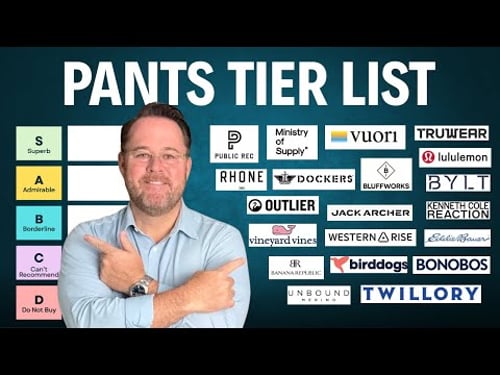 Performance Pants Tier List