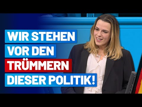 Carina Schießl über die Verantwortungslosigkeit der Altparteien! - AfD-Fraktion im Bundestag
