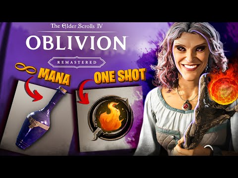 JUST… ONE SHOT & UNLIMITED MANA Mage Build in OBLIVION REMASTERED