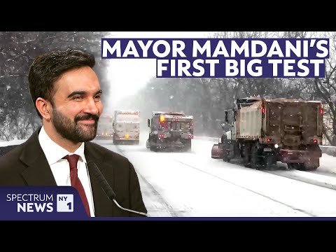 How did Mayor Mamdani do with his first major snowstorm?