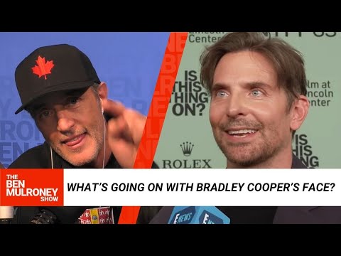 What's going on with Bradley Cooper's face?