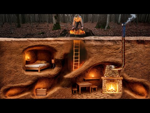 Secret Tree Stump Dungeon: Build Your Survival Dugout in the Forest 🌲🏡