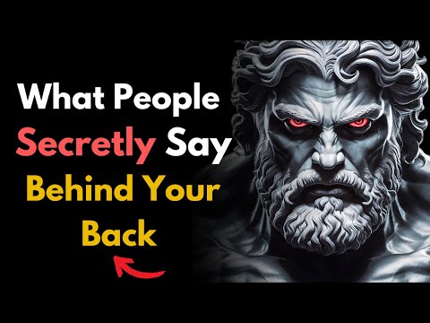 What People SECRETLY Say About You When You’re Not Around! | Stoic philosophy