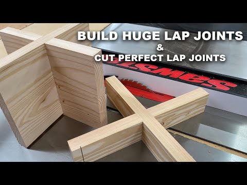 How To Make Deep Lap Joints & Cut a Perfect Lap Joints