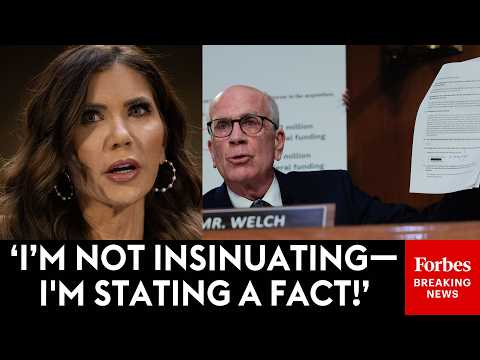BRUTAL: Peter Welch Confronts Kristi Noem Over 'No-Bid Contract' For TV Ad She Starred In