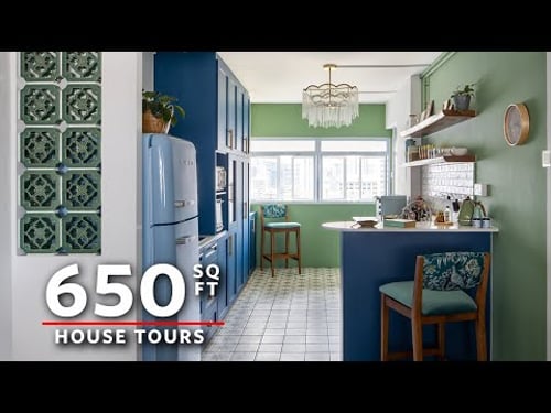 Maximalist Granny Vintage Renovated Apartment in Singapore