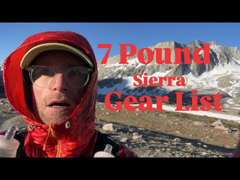 7lb Ultralight Backpacking Gear List (With Bear Can!) | Full Comfort Setup for the PCT