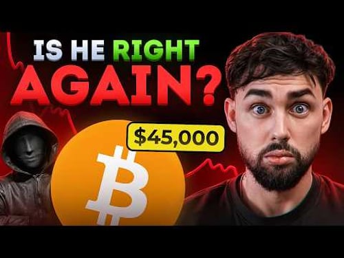 He Predicted EVERY Bitcoin Crash (Now He Says $45K Is Coming)