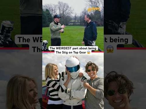 Ex-Stig on WEIRDEST part about being The Stig on Top Gear 😱 #topgear #thestig #formula1