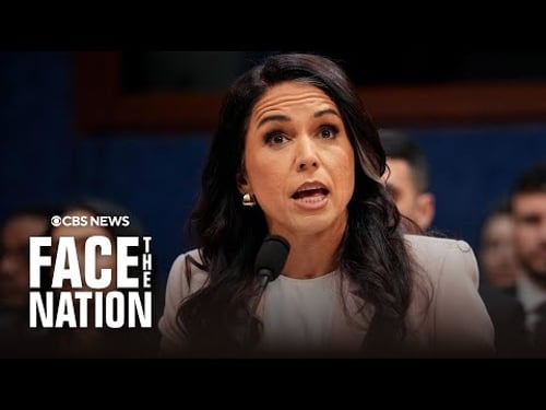 Gabbard asked about Joe Kent's resignation to protect Iran war