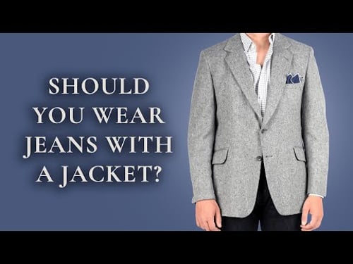 Should You Wear Denim Jeans With A Suit Jacket Or Blazer?