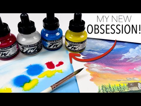 Acrylic Inks, My New Obsession!