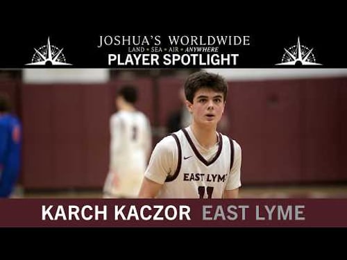 East Lyme's Karch Kaczor is a steady leader