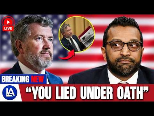 Massie EXPOSES Patel Under Oath — Two Statements, One Must Fall