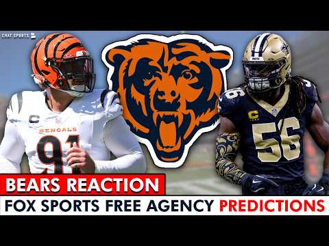 REACTION: Chicago Bears Free Agency PREDICTIONS From Fox Sports
