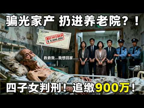 华人老父签字后被亲生子女扔进廉价养老院17个月,差点病死!四子女被判坐牢最高6年+追缴900万!
