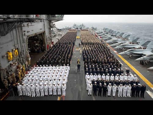 How 5,000 People Live on a $13 Billion Aircraft Carrier at Sea