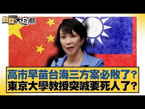 高市早苗台海三方案必敗了?東京大學教授突喊要死人了?【#金臨天下 X #新聞大白話】20251123-4|#謝寒冰 #左正東 #黃征輝