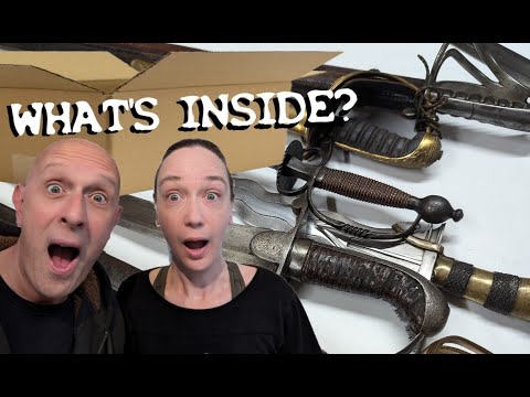 WHAT'S INSIDE? Massive SWORDS Unboxing with Matt & @lucykatecrochet