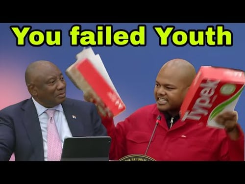 Sihle Lonzi Slamming President Ramaphosa & ANC. You failed the Youth.