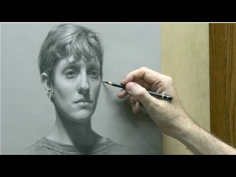 "Kelsey" – Portrait Drawing by David Jamieson