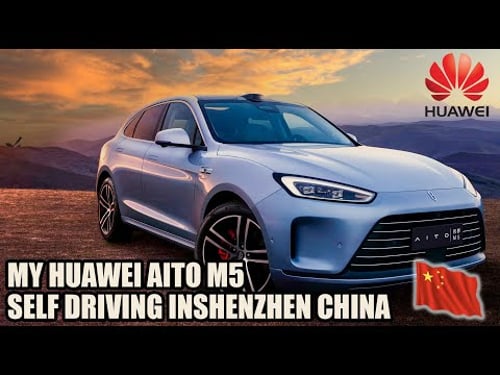 Huawei AITO M5 Auto Self Driving in Shenzhen China