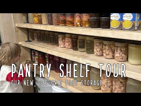 Pantry Tour - Utilizing the new shelves to maximize space